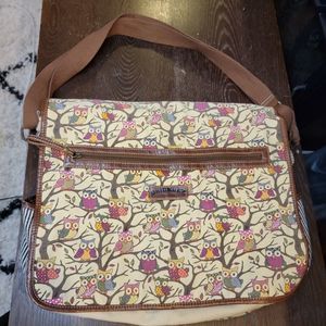 Union Bay Mail Bag Cross Body Owls